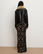 Veronica Beard Danika Shearling Jacket - Shiny Black