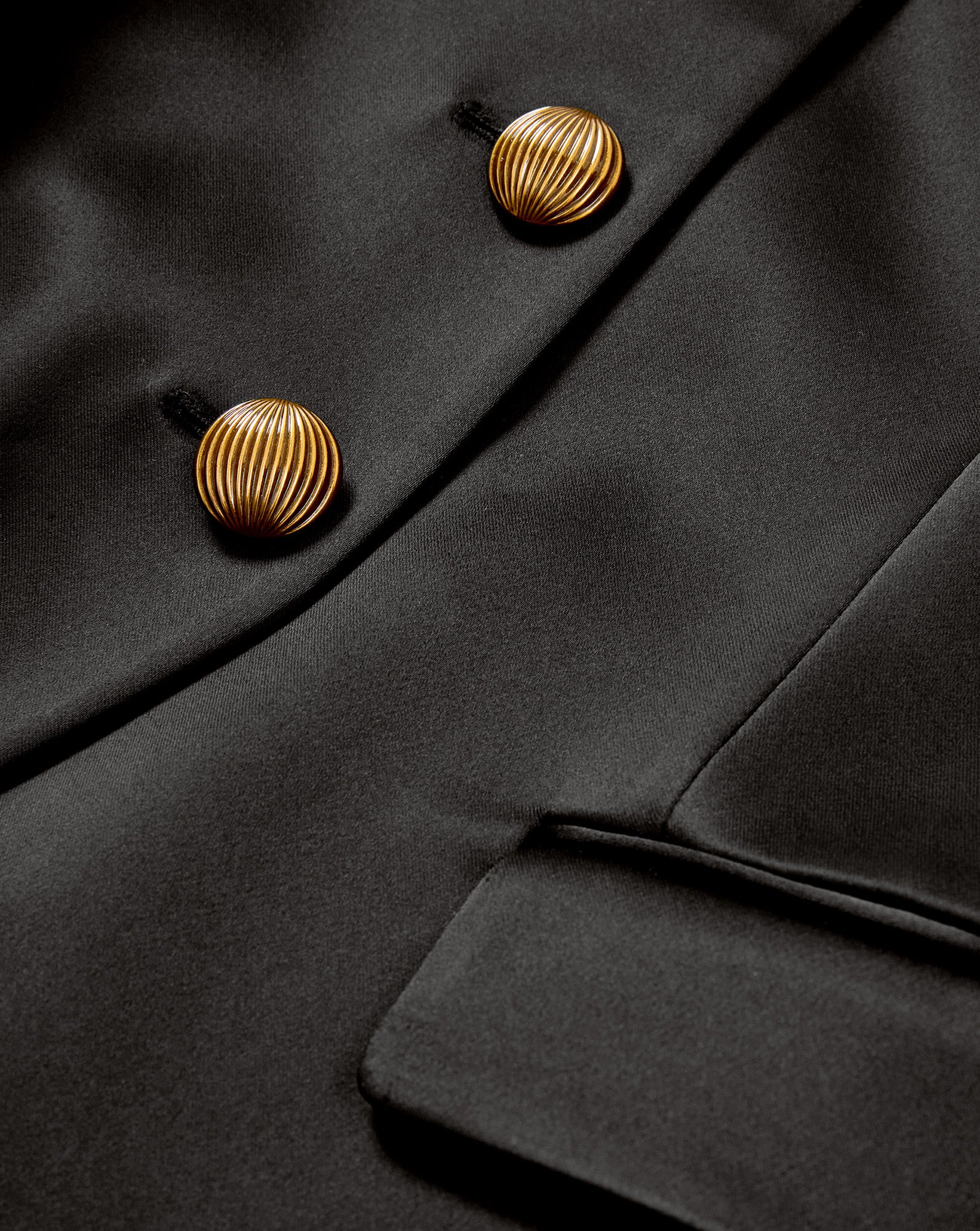 Veronica Beard Cynthia Satin Tailored Jacket - Black