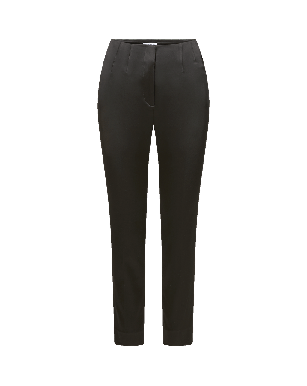 Veronica Beard Stila Slim Satin Pant - Black