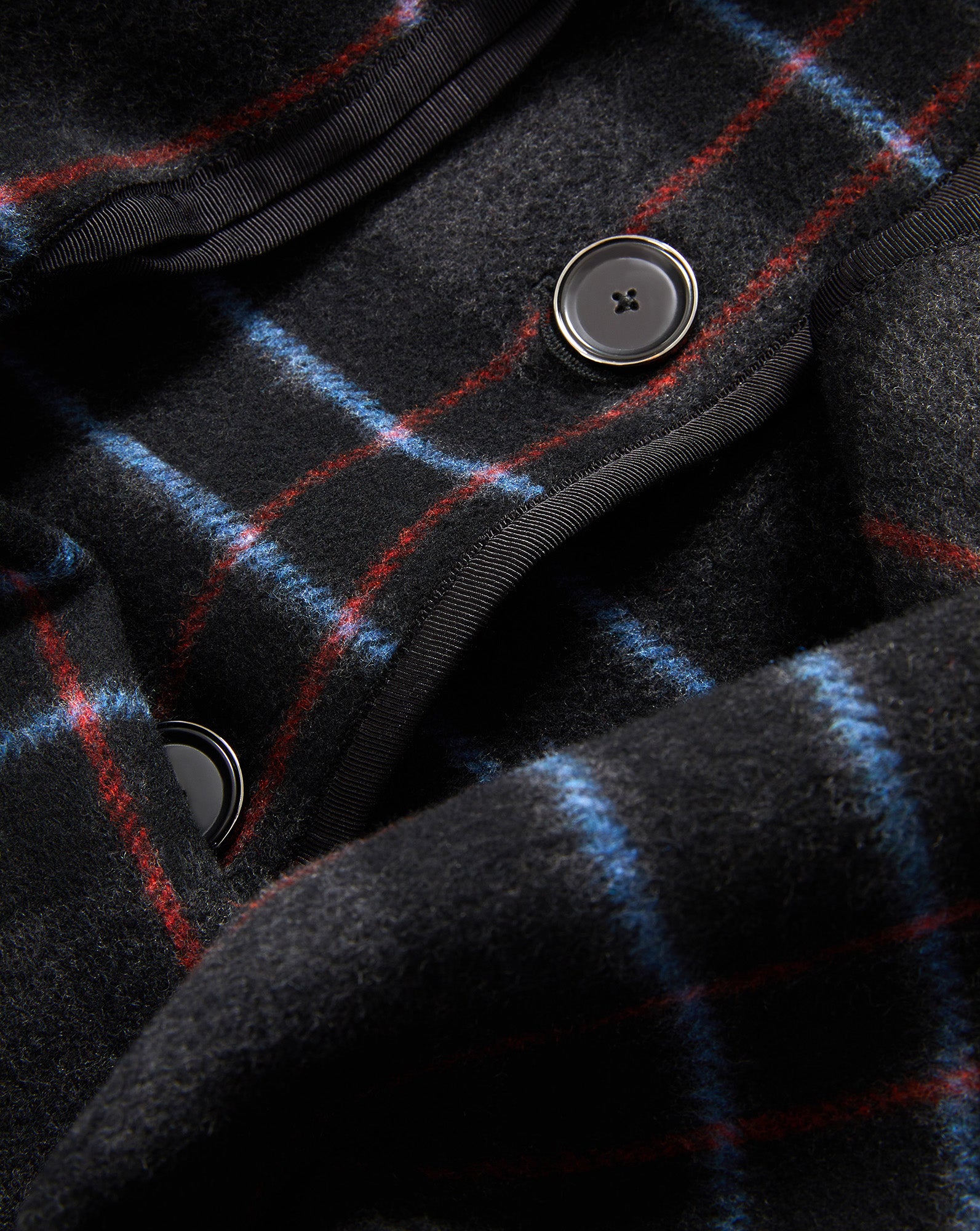 Veronica Beard Martine Dickey Scarf Coat - Black Multi
