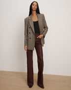 Veronica Beard Rhys Houndstooth Dickey Jacket - Black Multi