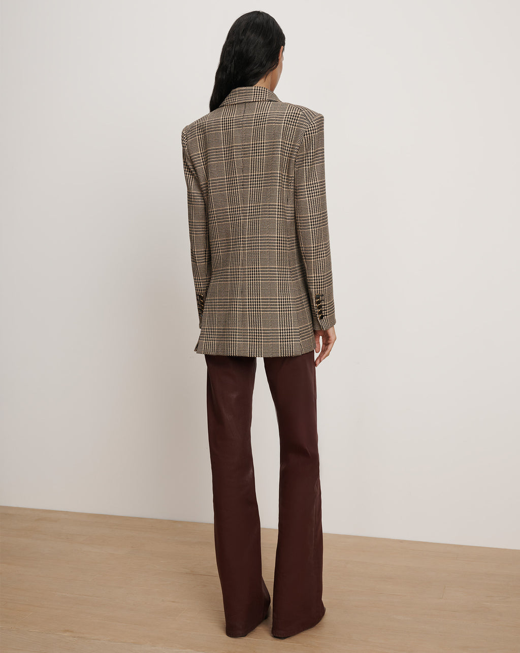 Veronica Beard Rhys Houndstooth Dickey Jacket - Black Multi