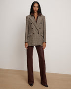 Veronica Beard Rhys Houndstooth Dickey Jacket - Black Multi