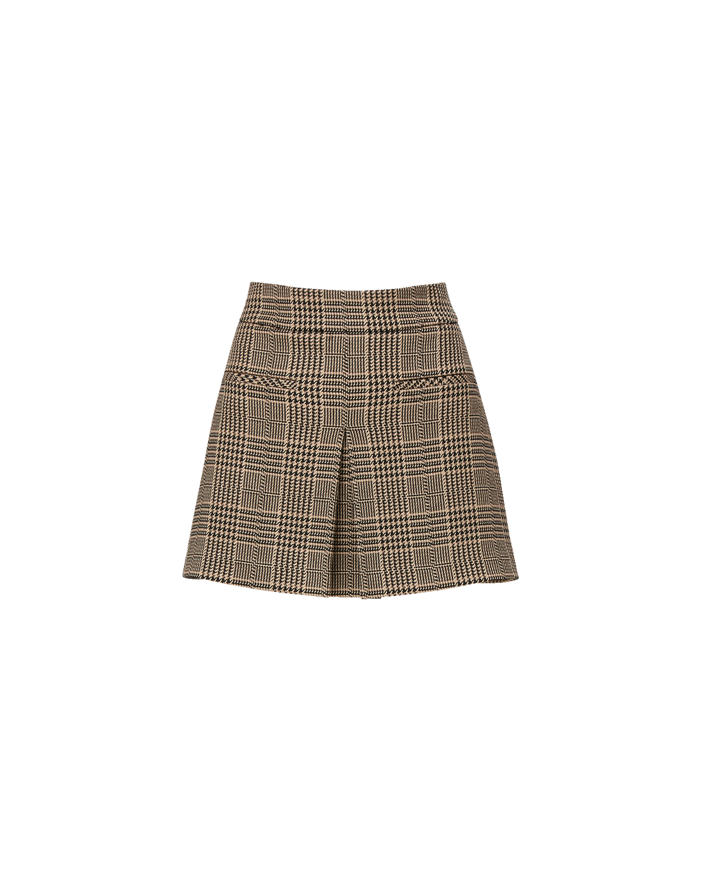 Veronica Beard Pavaline Houndstooth Mini Skirt - Black Multi