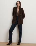 Veronica Beard Ellette Cashmere Dickey Jacket - Dark Chocolate