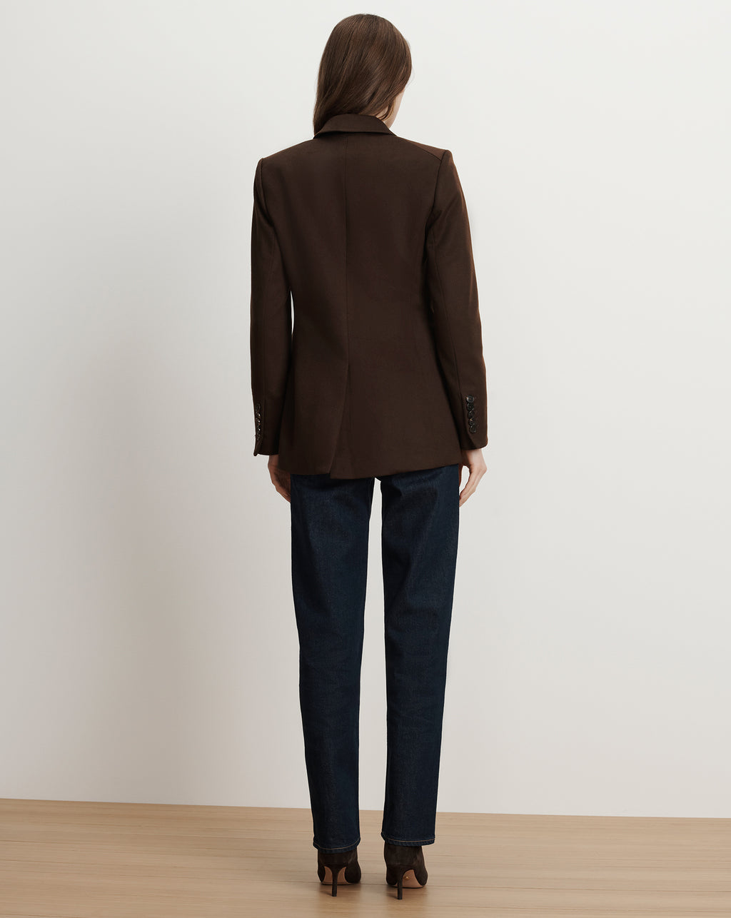 Veronica Beard Ellette Cashmere Dickey Jacket - Dark Chocolate