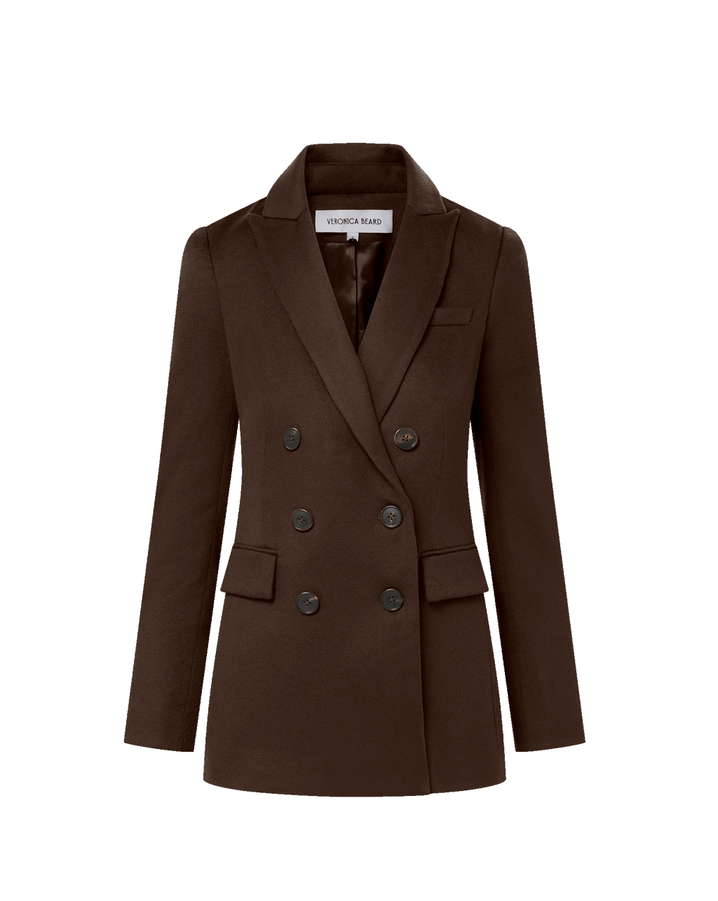 Veronica Beard Ellette Cashmere Dickey Jacket - Dark Chocolate