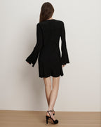 Veronica Beard Ezri Mini Dress - Black