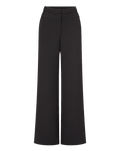 Veronica Beard Tonelli Double-Waistband Pant - Black