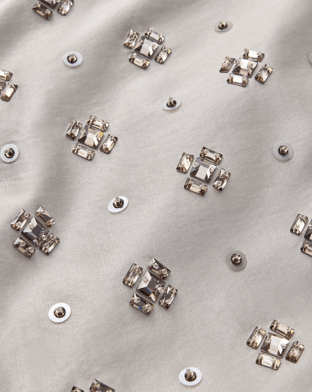 Veronica Beard Olenna Embellished Mini Skirt - Silver