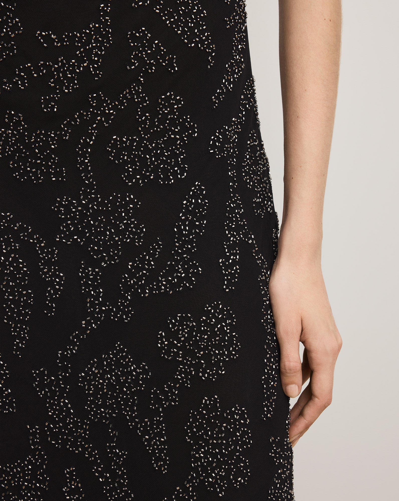 Veronica Beard Sylven Beaded Maxi Dress | Black | Size 14 Veronica Beard Sylven Beaded Maxi Dress | Black | Size 14