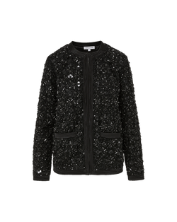 Veronica Beard Rosine Embellished Jacket Black