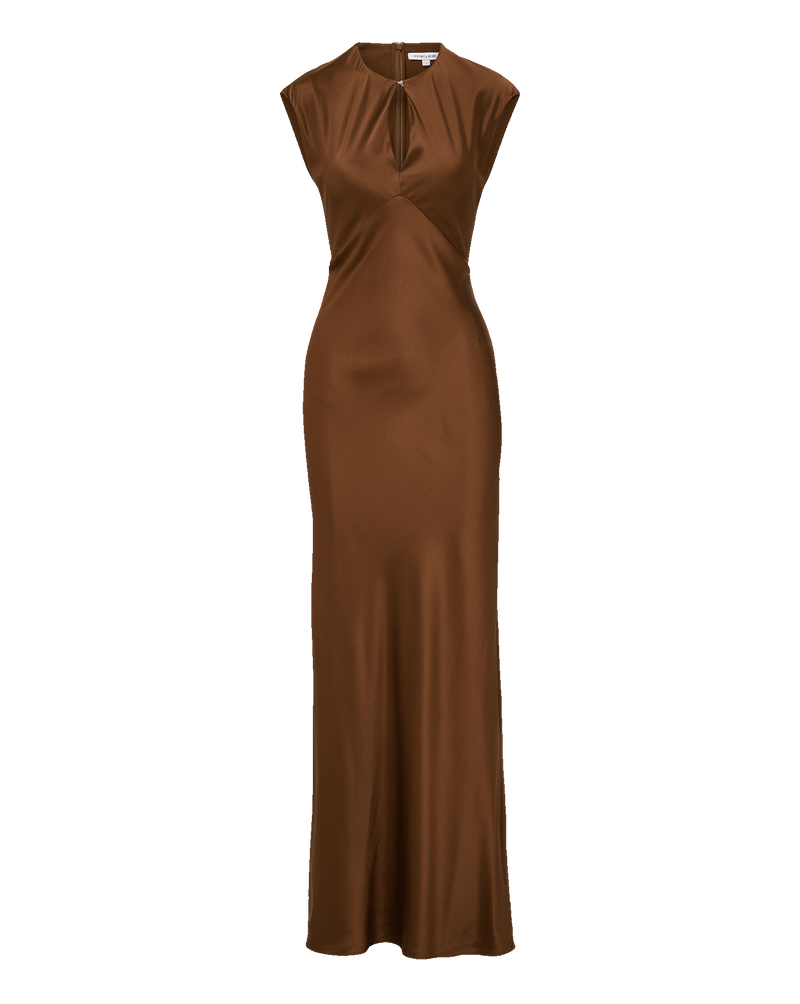 Ayanna Halter Maxi Dress in Black Paisley Multi