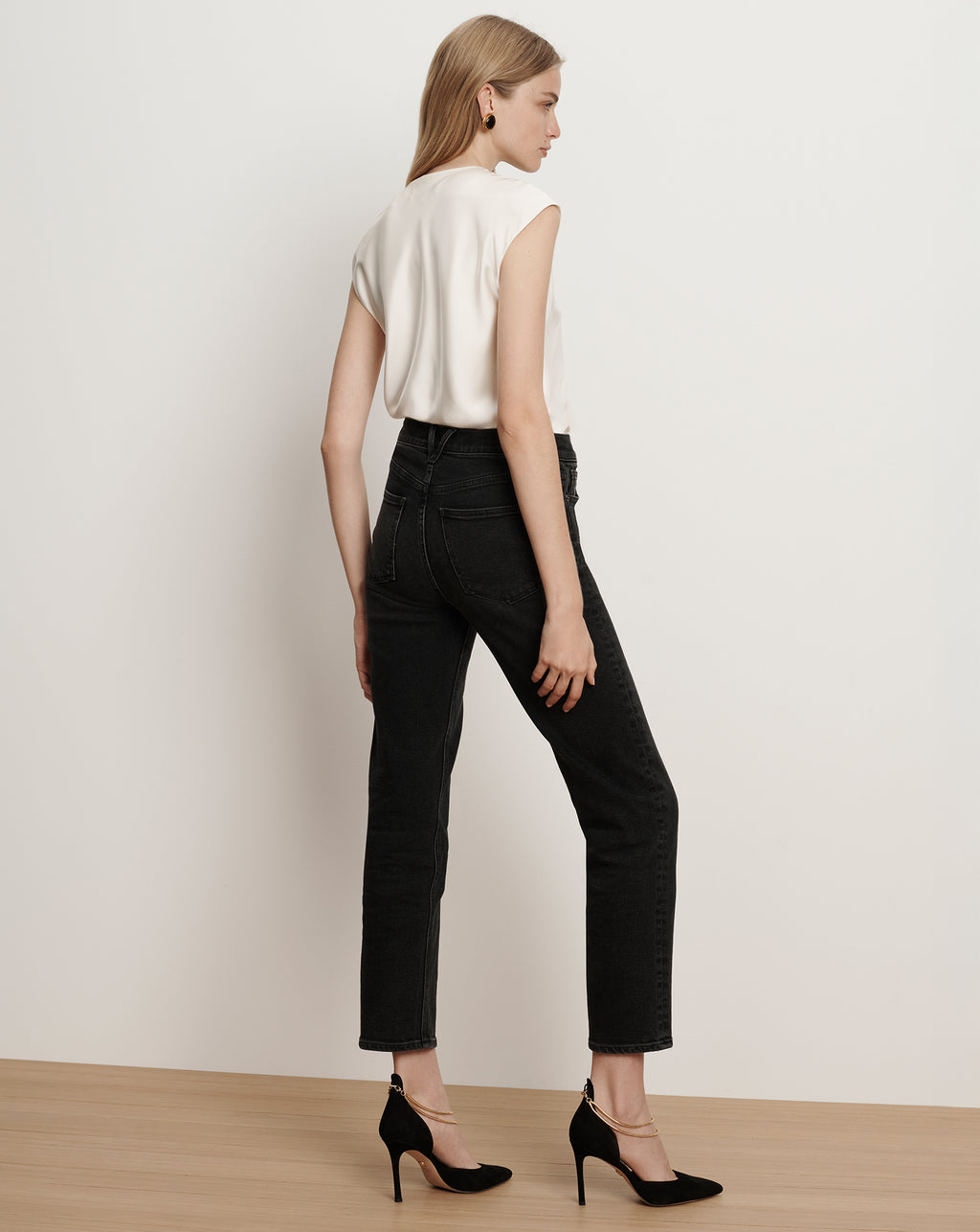 Veronica Beard Sparrow Silk Blouse - Dove White