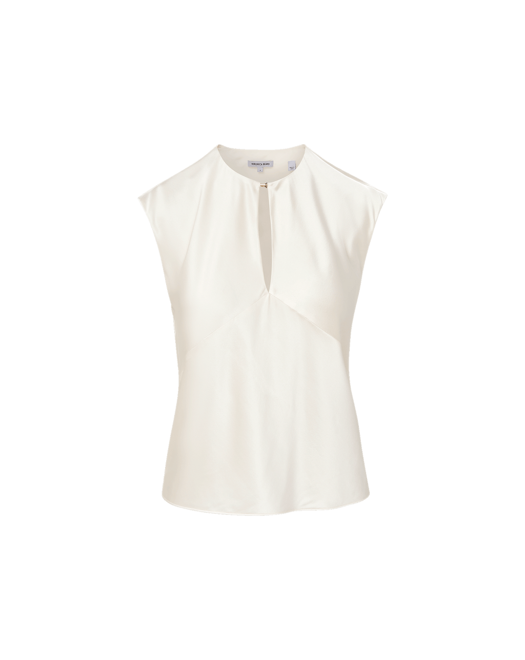 Veronica Beard Sparrow Silk Blouse - Dove White