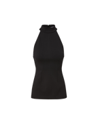 Veronica Beard Johanne Halter Top - Black