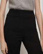 Veronica Beard Kalinda Wide-Leg Ponte Pant - Black
