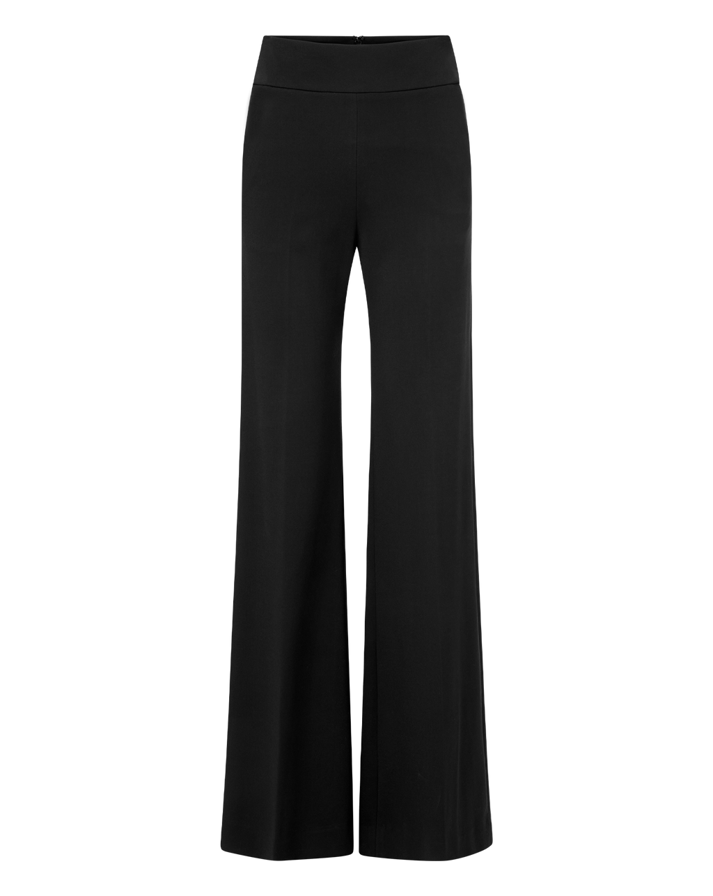 Veronica Beard Kalinda Wide-Leg Ponte Pant - Black