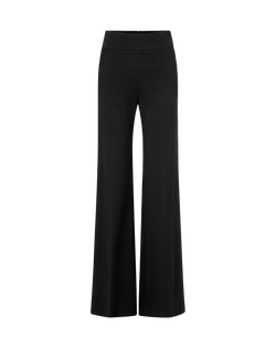 Veronica Beard Kalinda Wide-Leg Ponte Pant - Black