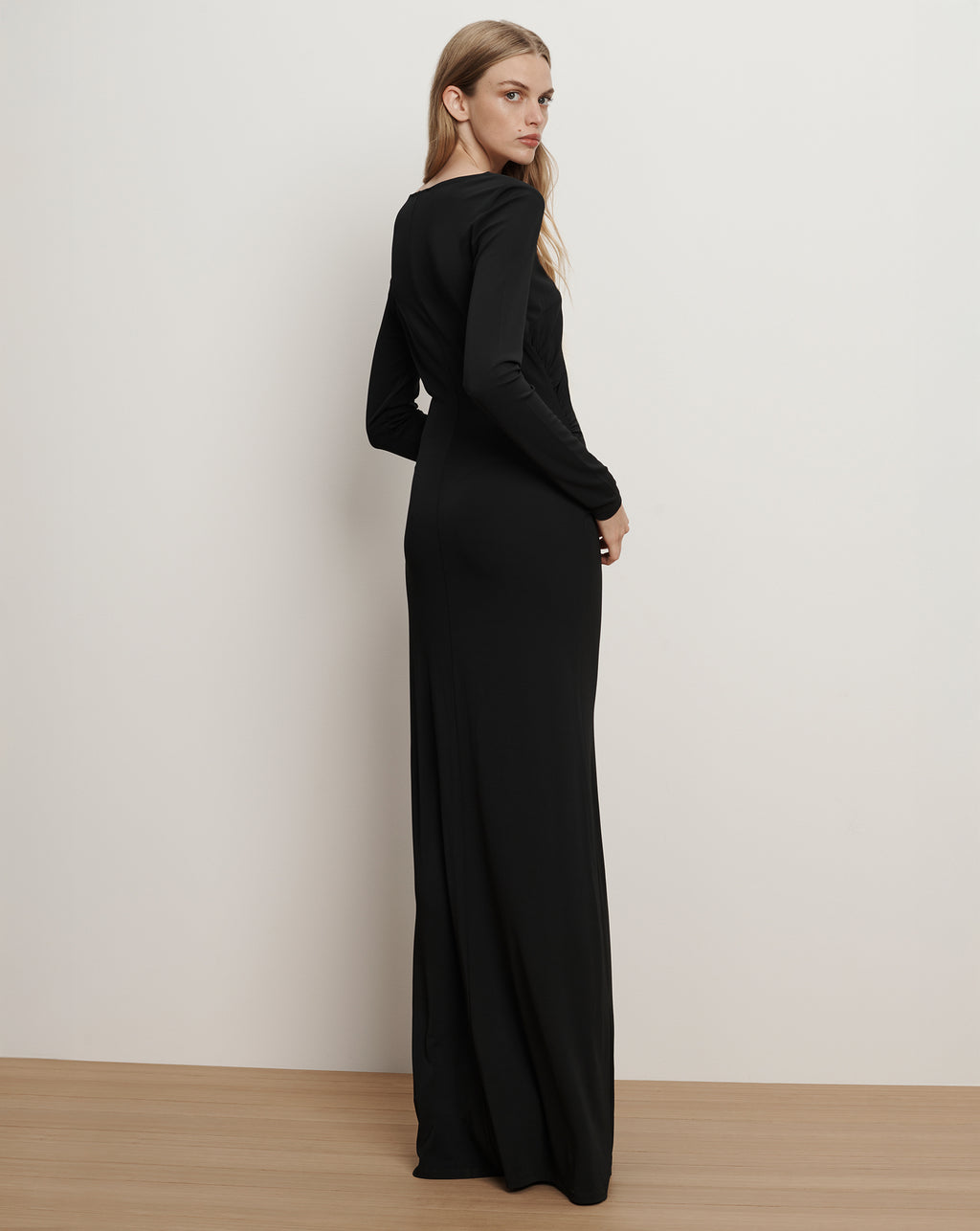 Veronica Beard Viela O-Ring Maxi Dress - Black