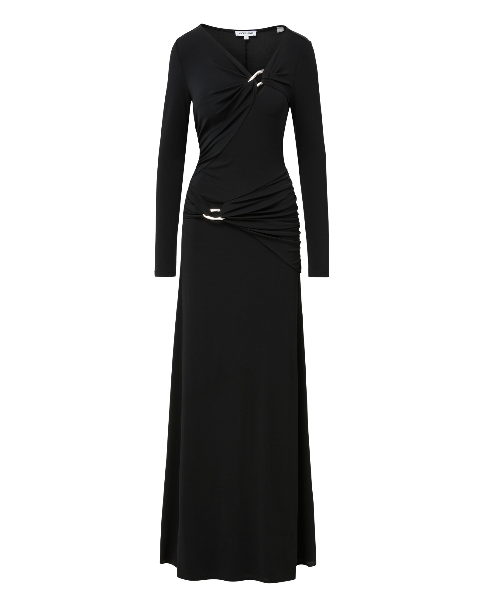 Veronica Beard Viela Long-Sleeve Maxi Dress - Black Veronica Beard Viela Long-Sleeve Maxi Dress - Black