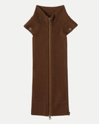 Veronica Beard Uptown Cashmere Dickey - Walnut