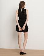 Veronica Beard Yadira Lace Short - Black