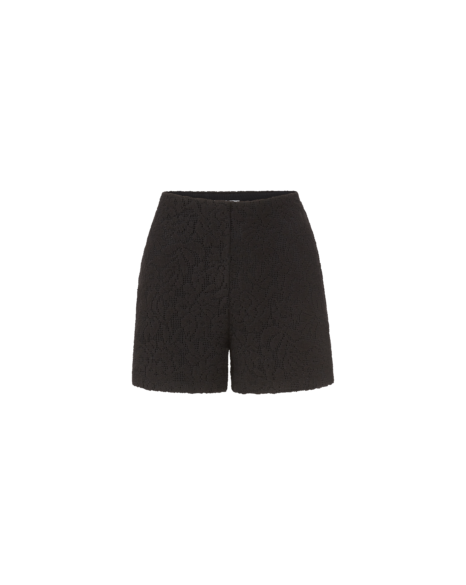 Yadira Lace Short in Black | Veronica Beard Yadira Lace Short in Black | Veronica Beard
