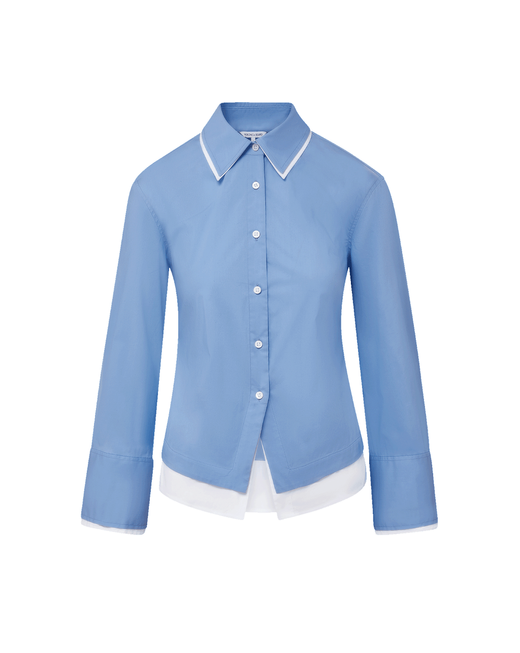 Veronica Beard Bonnie Button-Down Shirt - Cadet