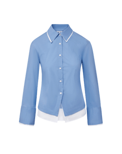 Veronica Beard Bonnie Button-Down Shirt - Cadet