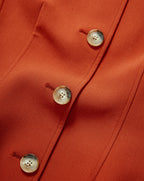 Veronica Beard Jessup Tailored Vest - Carnelian Red