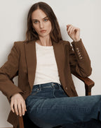 Veronica Beard Miller Dickey Jacket - Walnut