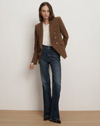 Veronica Beard Miller Dickey Jacket - Walnut
