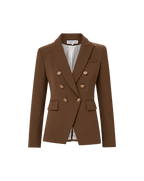 Veronica Beard Miller Dickey Jacket - Walnut