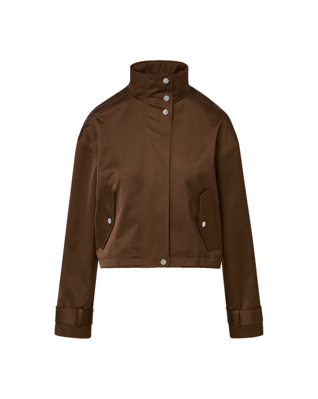 Veronica Beard Bateman Cropped Jacket Walnut