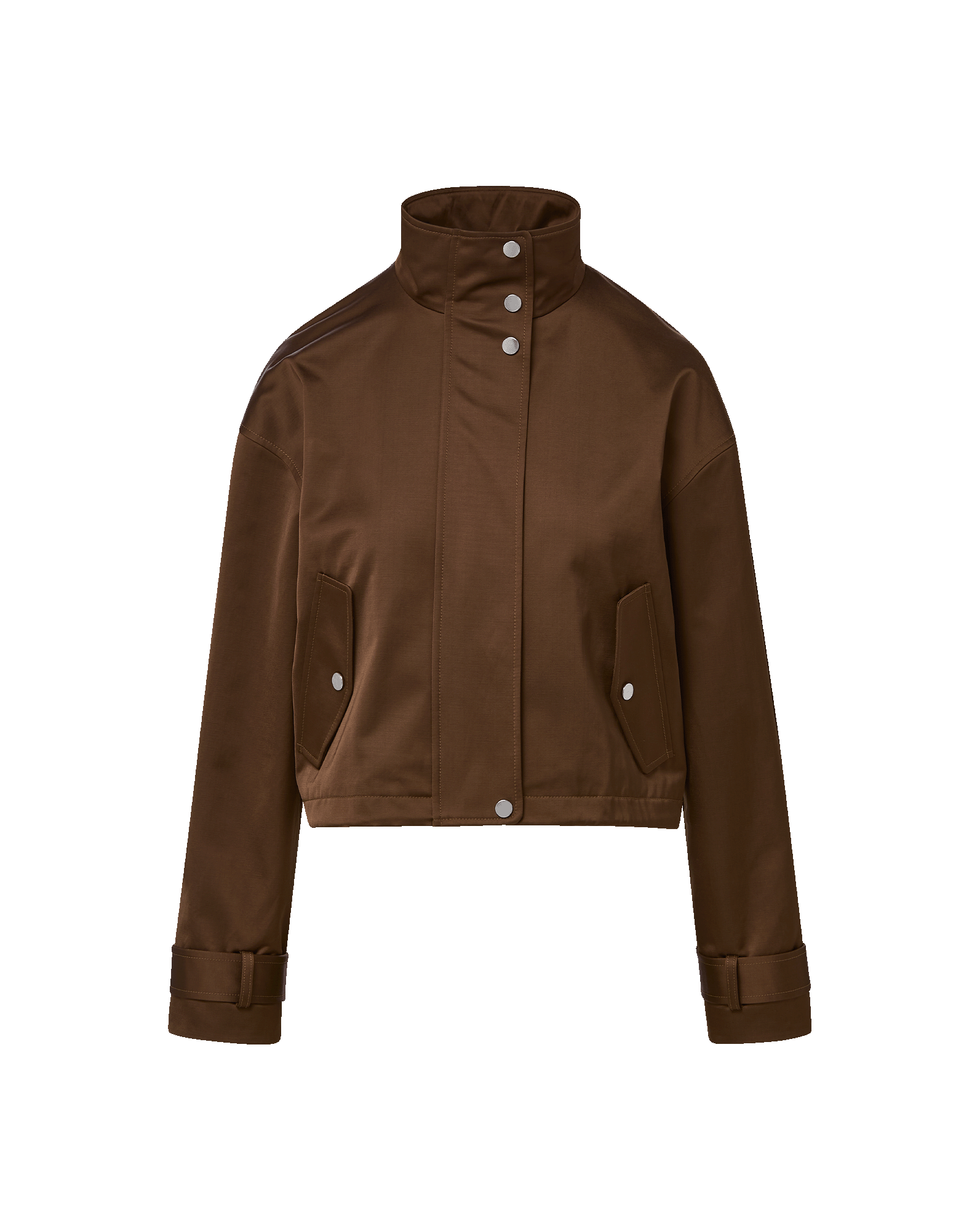 Veronica Beard Bateman Cropped Jacket Walnut