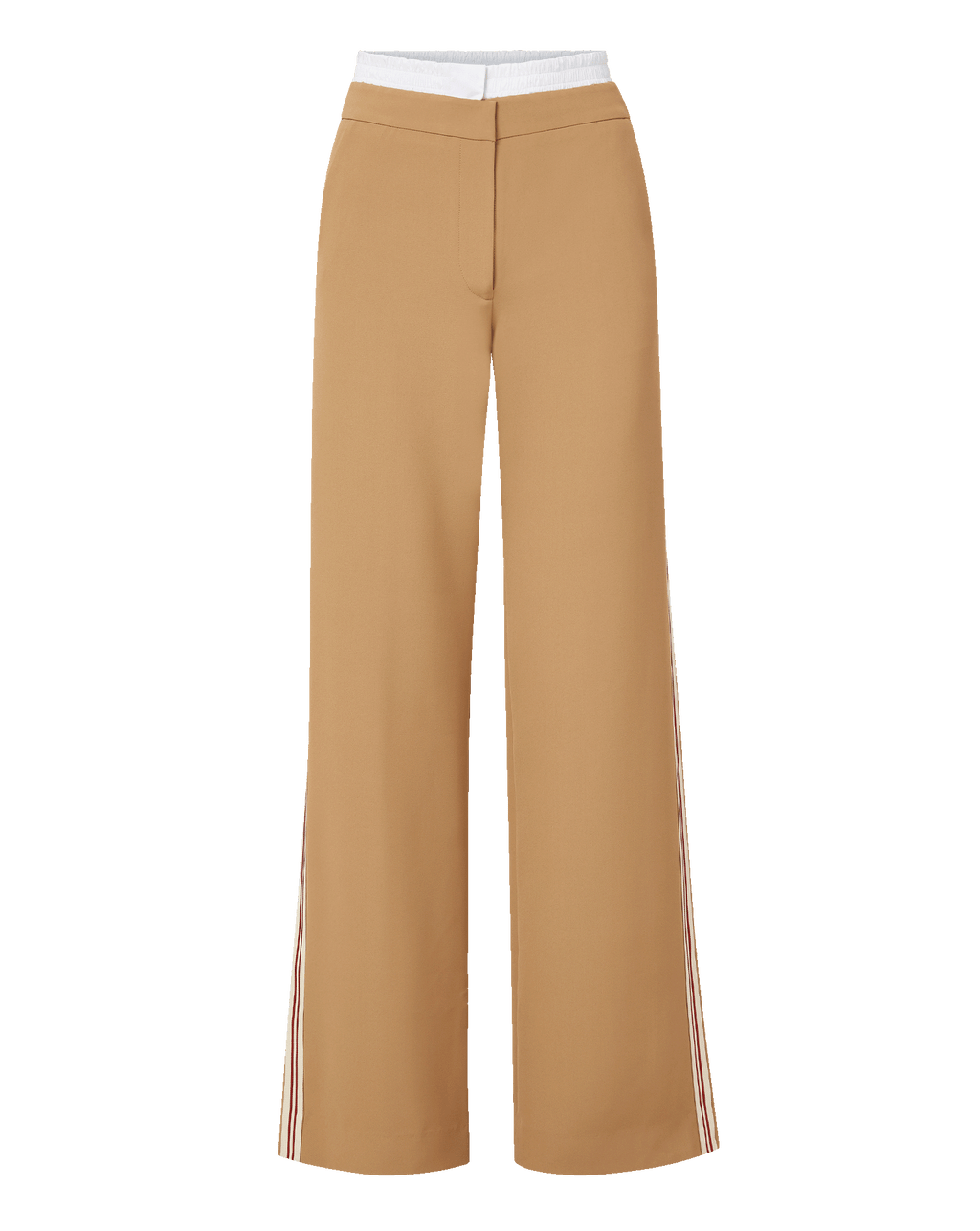 Veronica Beard Eugene Wide-Leg Pant - Khaki