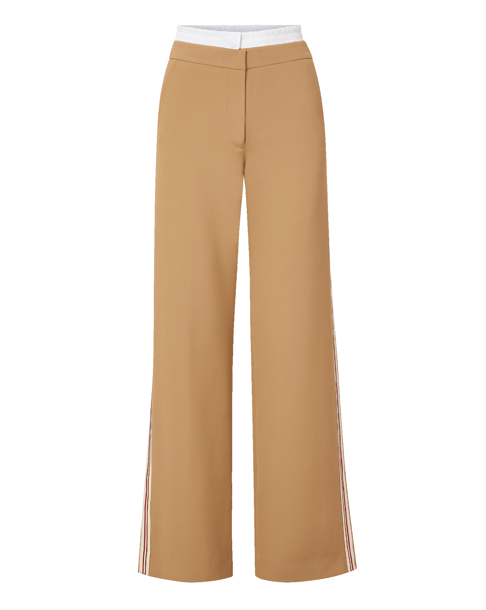 Veronica Beard Eugene Wide-Leg Pant - Khaki