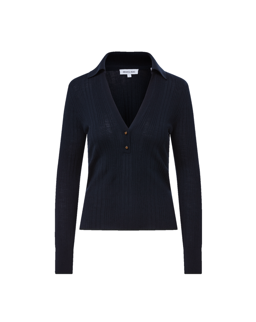 Veronica Beard Rouni Merino Wool Pullover - Navy