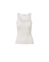Veronica Beard Birke Merino Wool Tank Top - Ivory