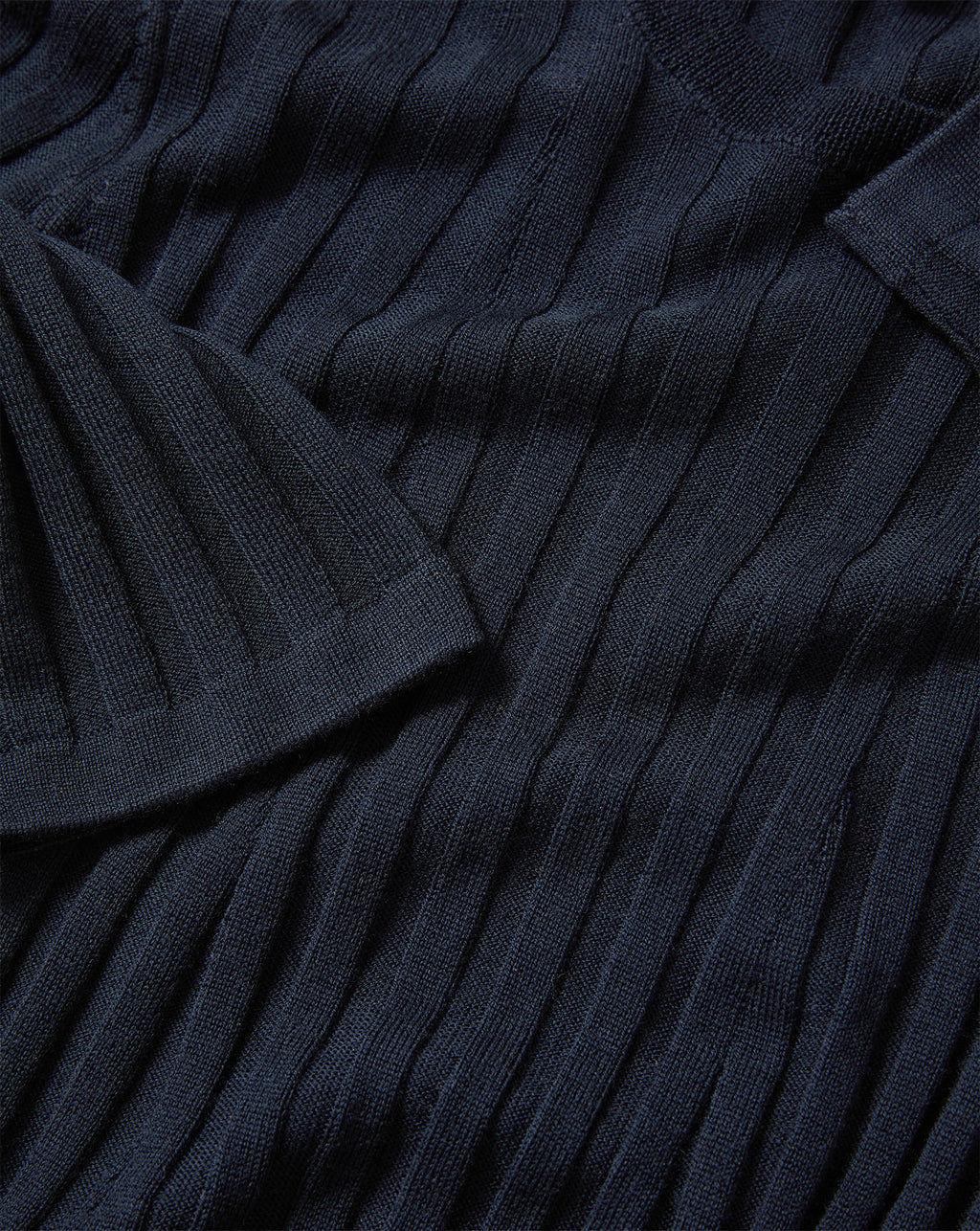 Veronica Beard Debois Merino Wool Top - Navy