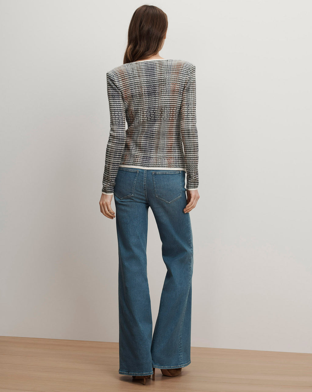 Veronica Beard Nadialine Knit Jacket - Dark Hunter Green Multi