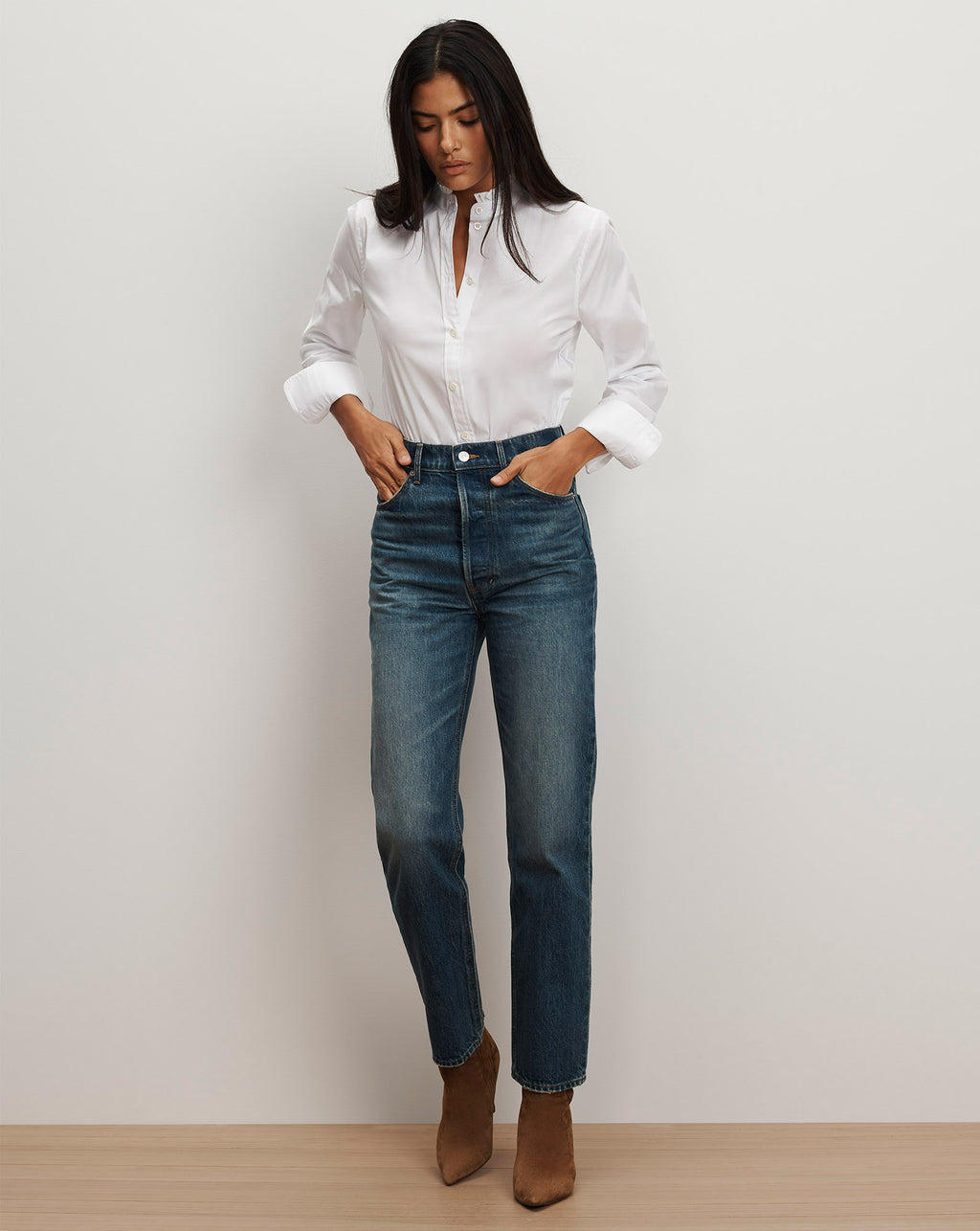 Veronica Beard Bays Button-Down Shirt - White