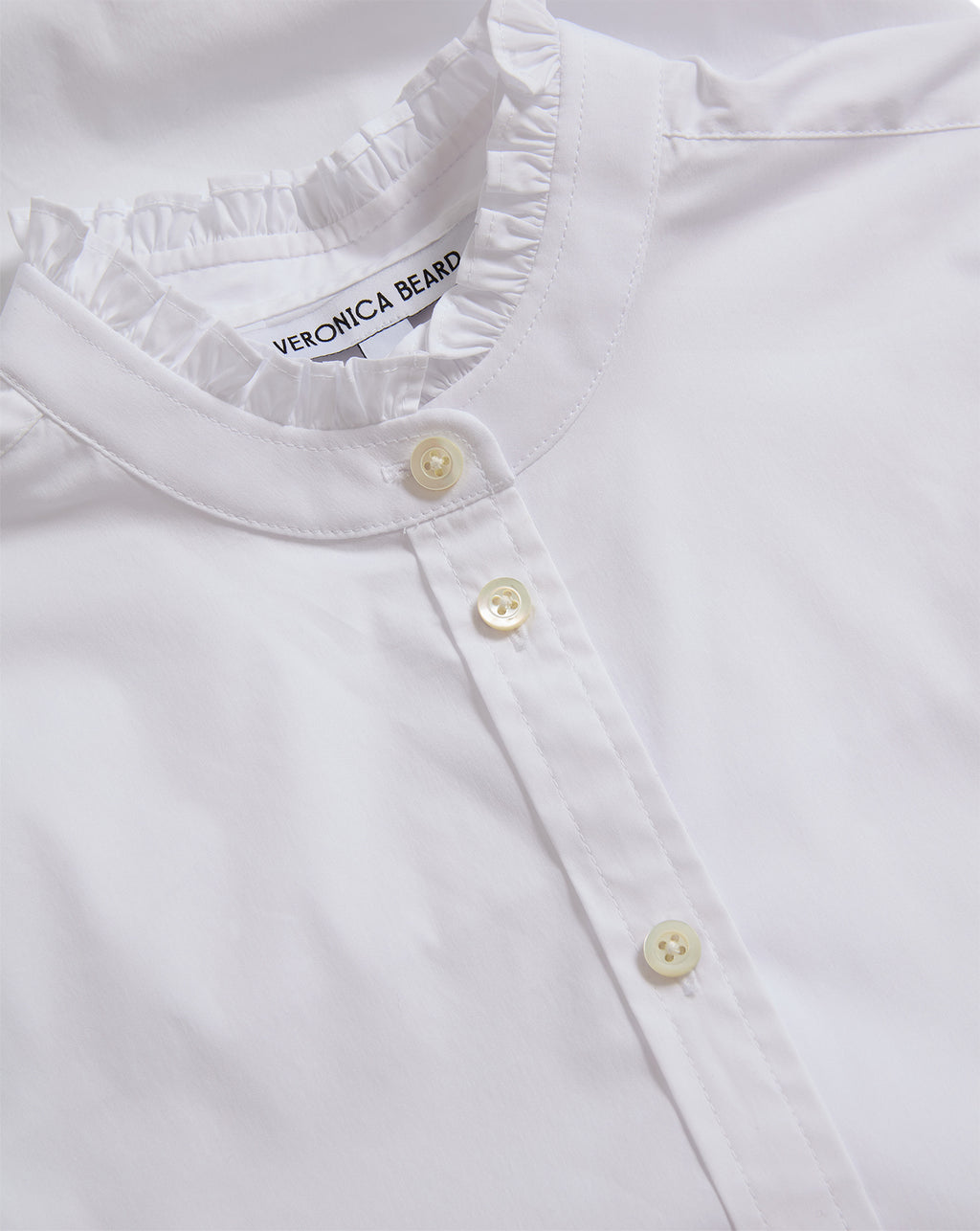 Veronica Beard Bays Button-Down Shirt - White
