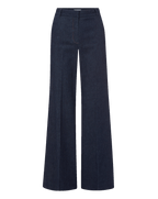 Veronica Beard Crue Wide-Leg Denim Pant - Midnight Wash
