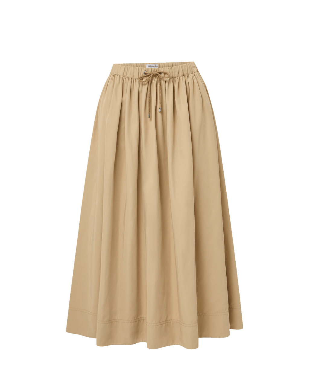 Bates Bungee Midi Skirt in Tan Sand | Veronica Beard