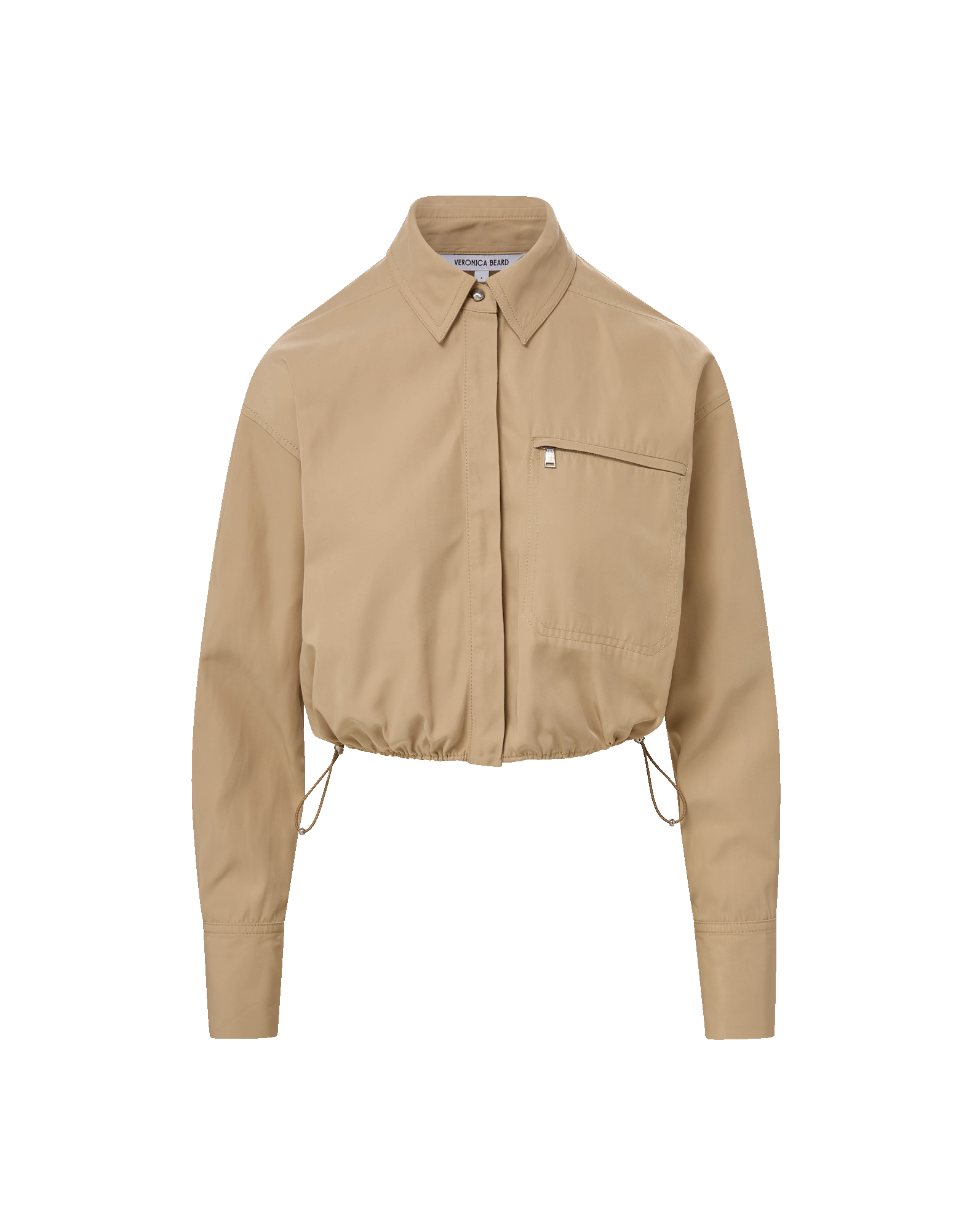 Veronica Beard Wilfred Bungee Button-Down Shirt - Sand