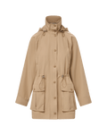 Veronica Beard Arnault Parka Jacket Sand