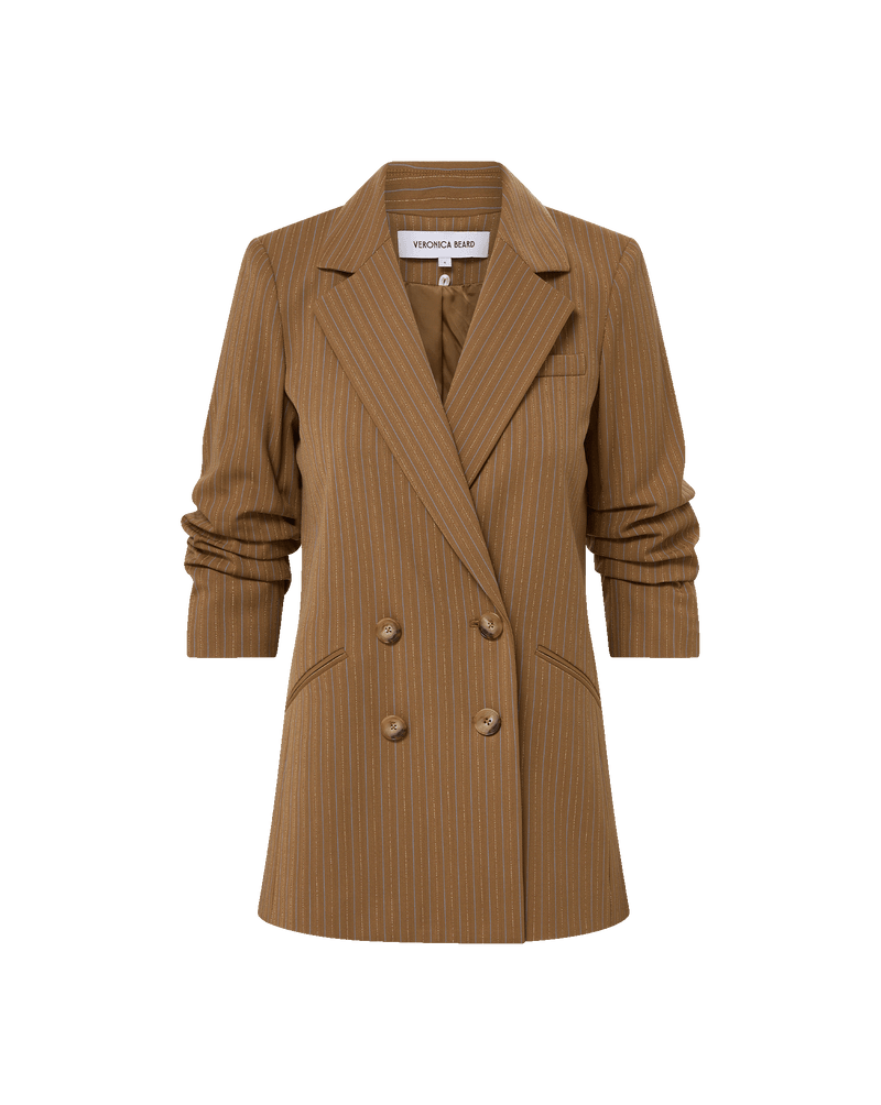 Arnault Parka Jacket in Tan Sand | Veronica Beard