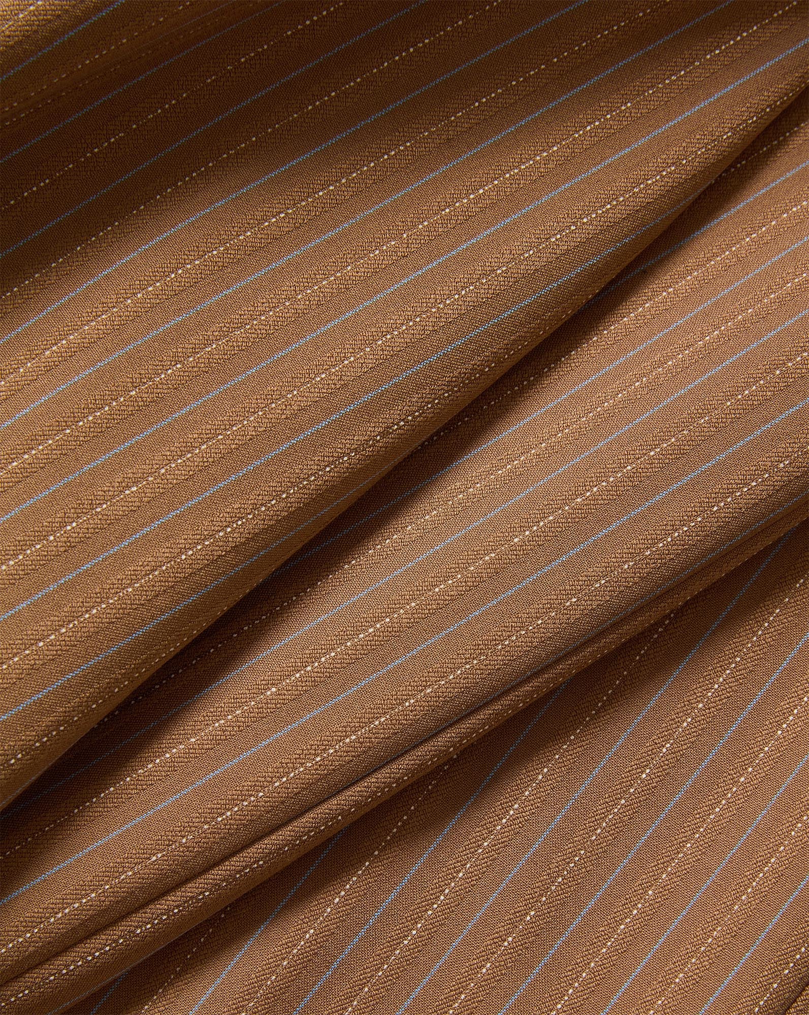 Rimini Wide-Leg Pant in Brown Pinstripe Malt Multi | Veronica Beard